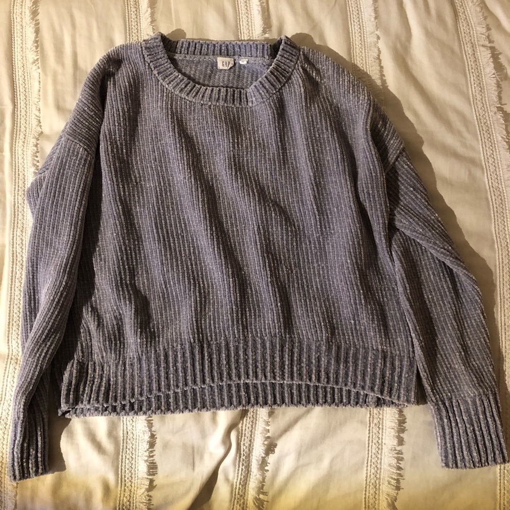 SUPER COZY PERIWINKLE SWEATER